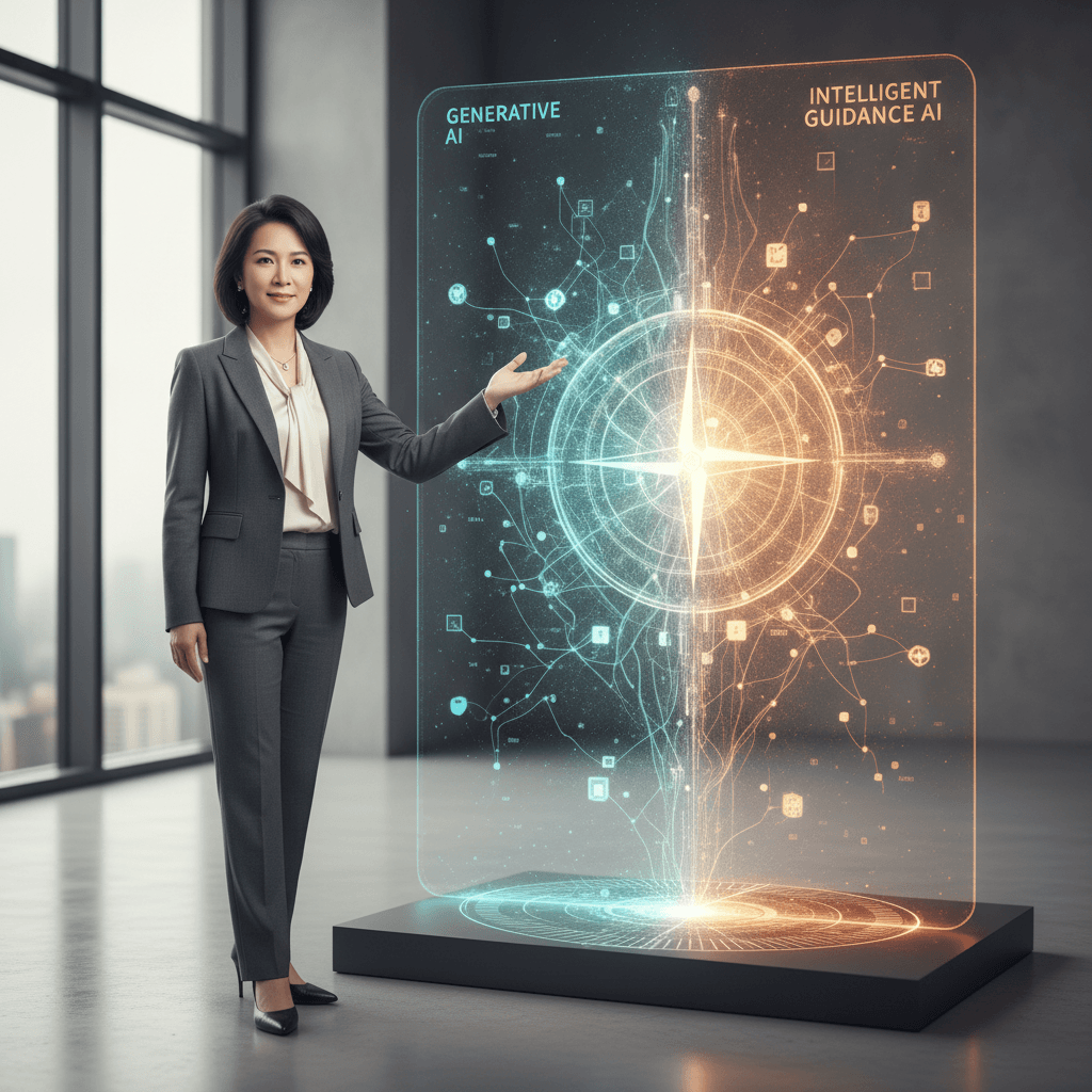 企業如何區分生成式AI與智慧引導AI的決策價值？