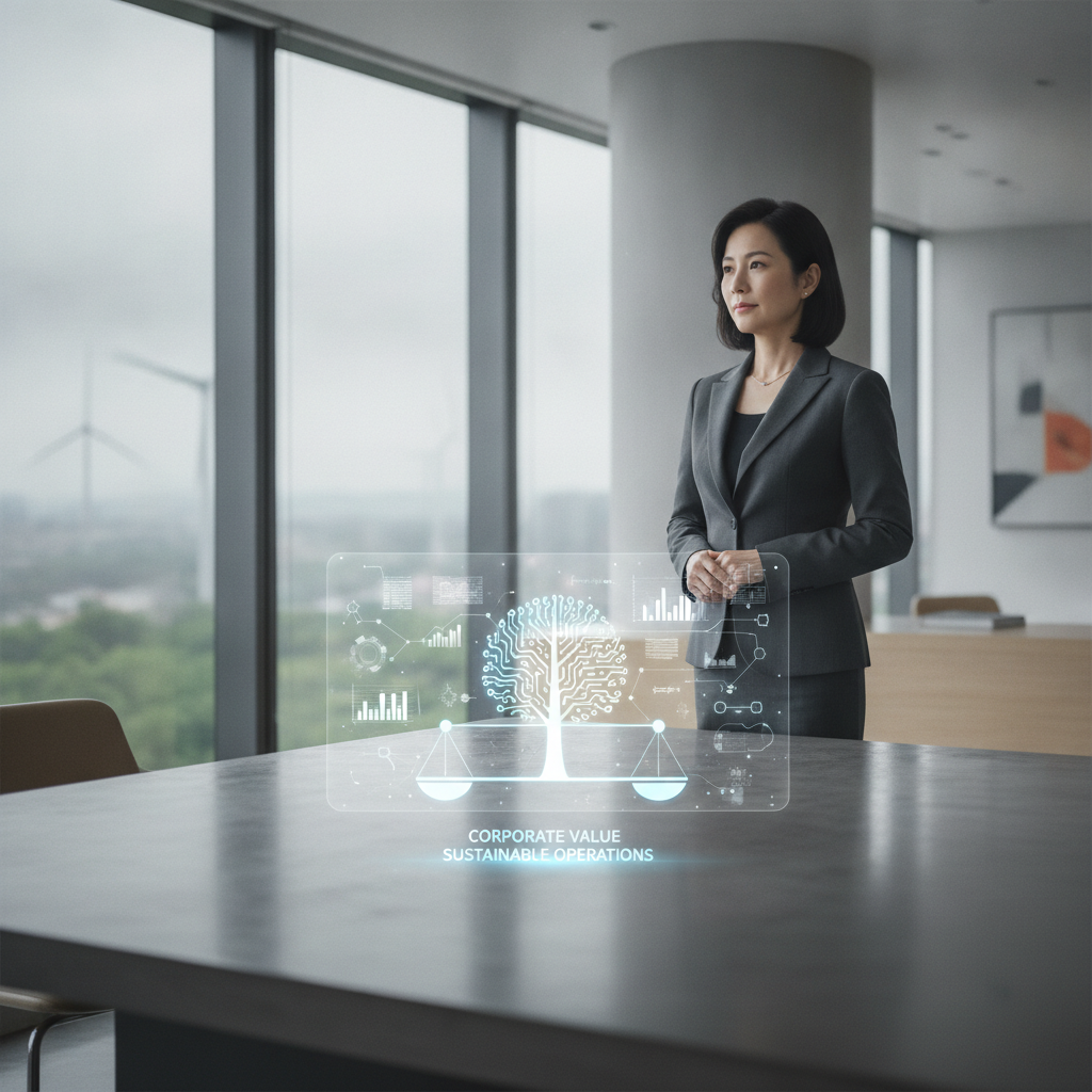 AI 時代企業決策：從知識到智慧的王道轉型示意圖