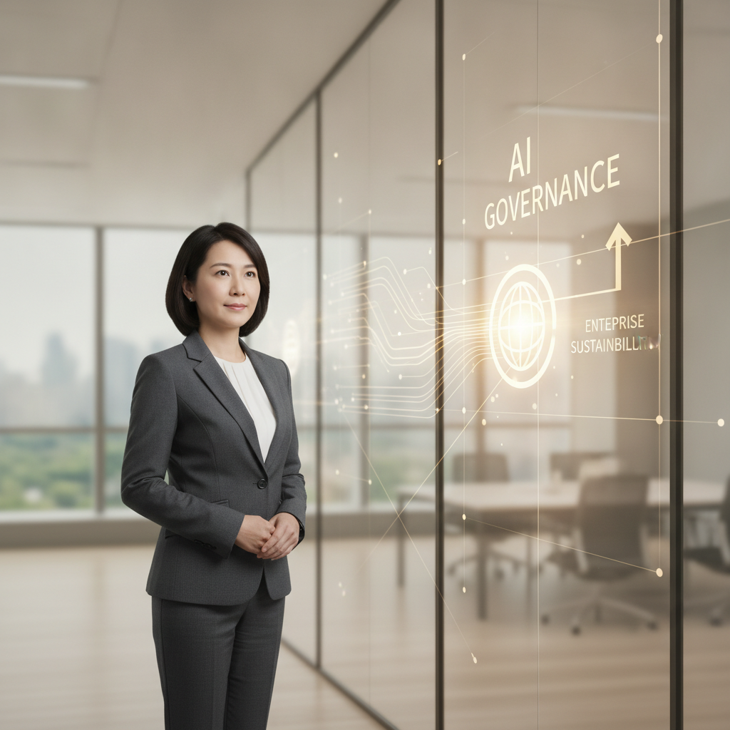 企業AI治理實踐架構圖：從治理委員會到技術管控的完整流程