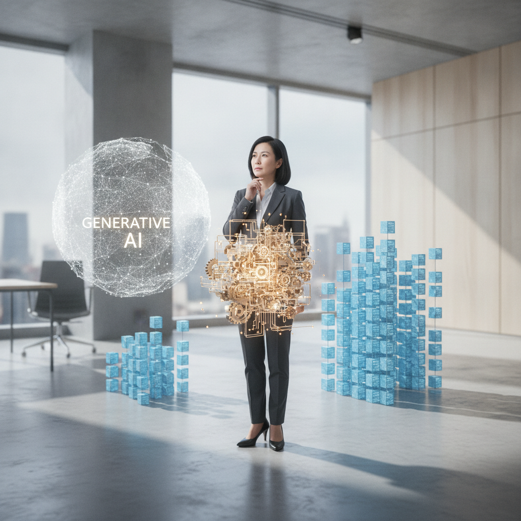 企業AI工具分級概念圖