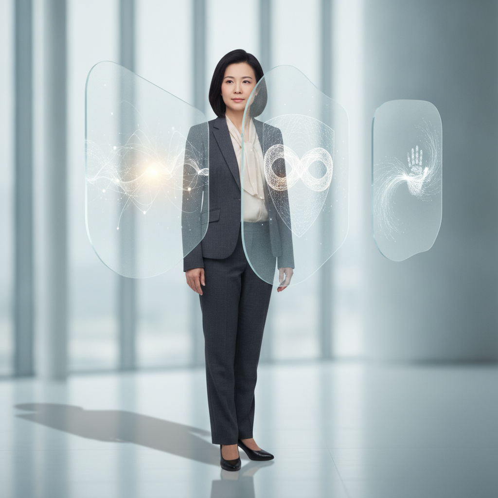AI 信任與真實性的概念圖