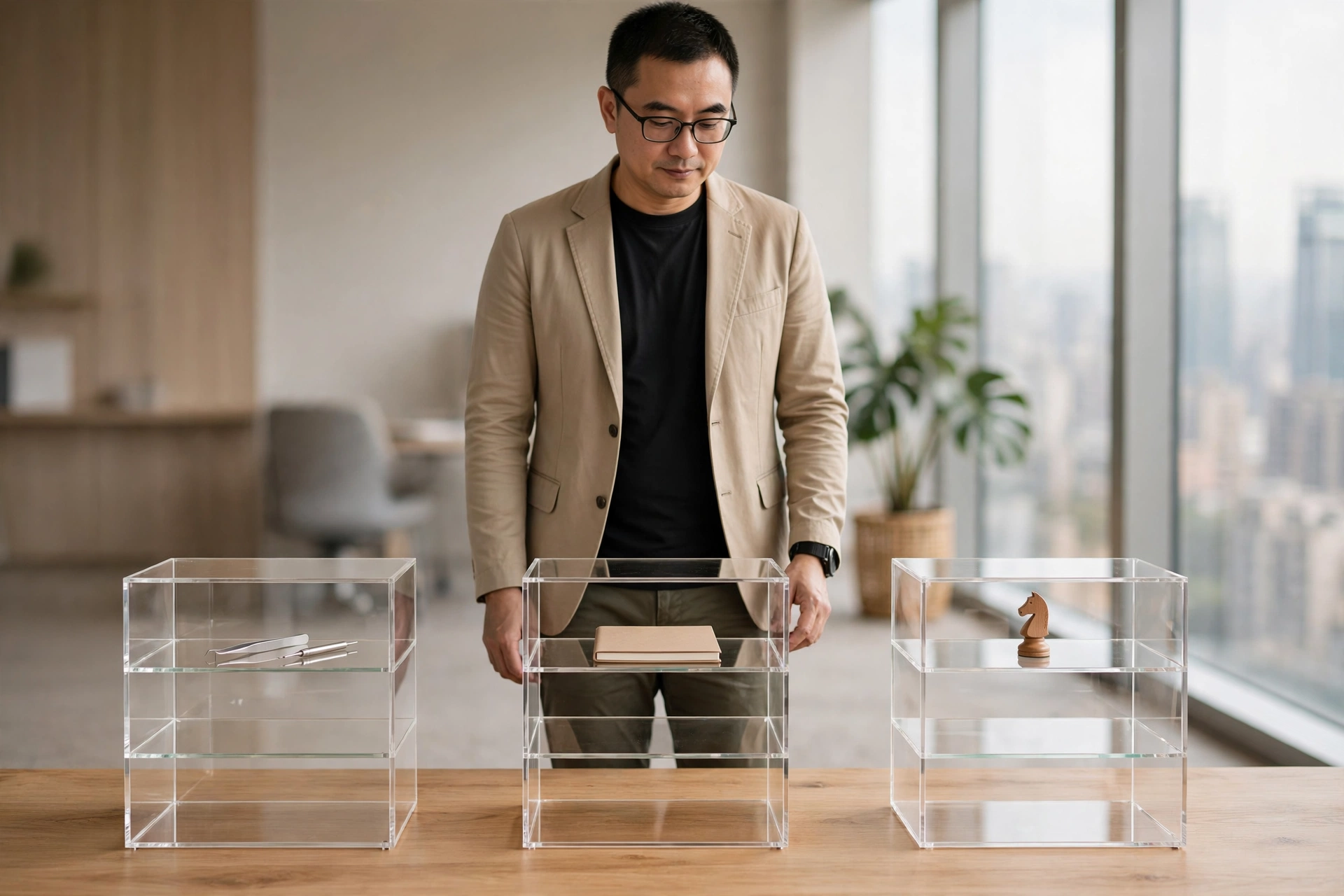 AI Agent 選型三層判斷示意圖，說明企業評估從任務出發的完整框架