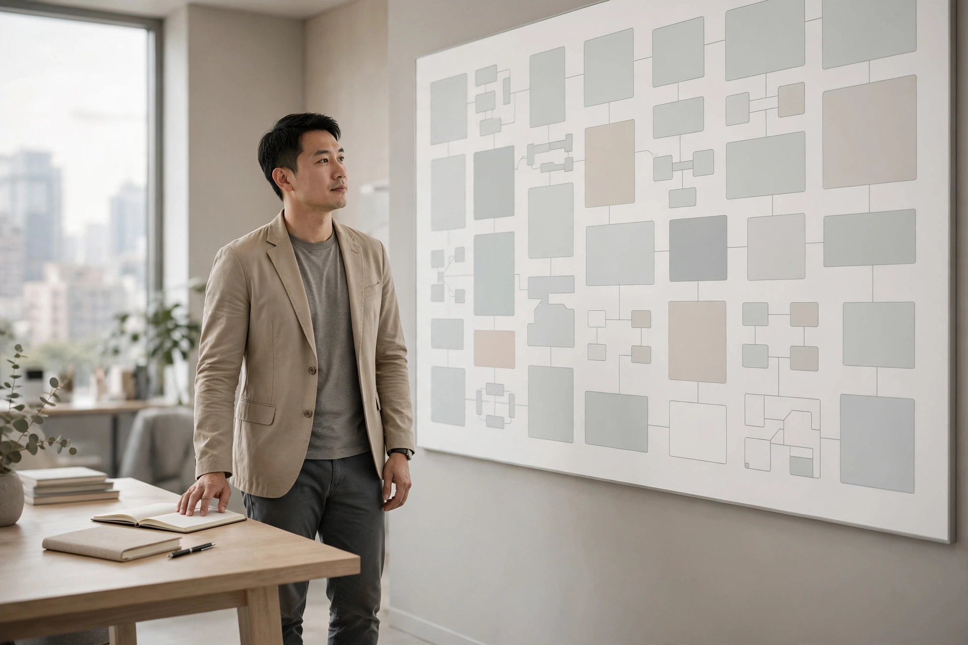 企業 AI 工具採用障礙示意圖，呈現工具過剩與流程脫鉤的落差