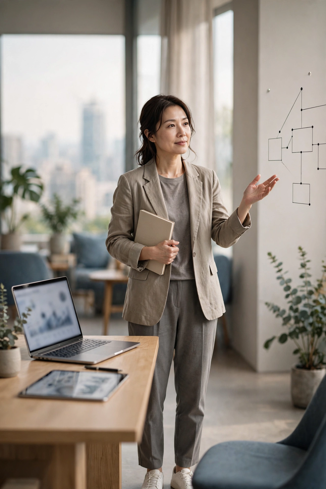 企業 AI 教練制度從角色分工到驗收的整體架構示意圖